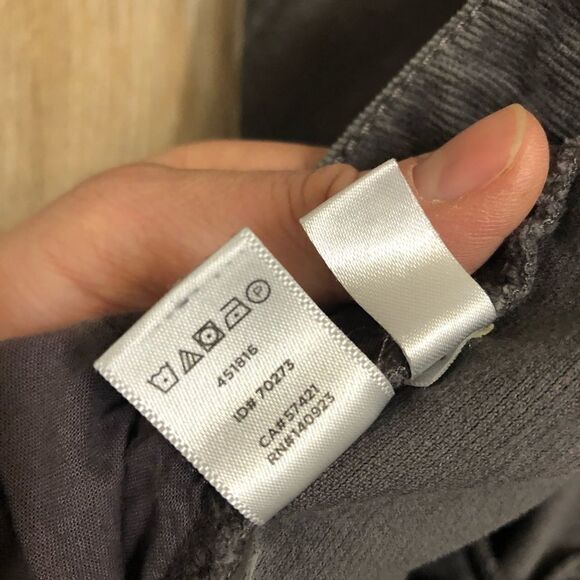 LOFT Curvy Skinny dark Gray stretchy corduroy pants slacks trousers jeans-4/27 - Picture 8 of 11